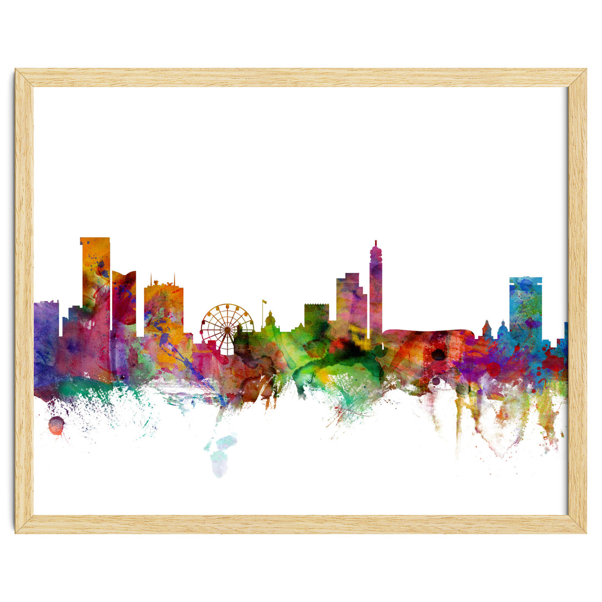 Birmingham England Skyline