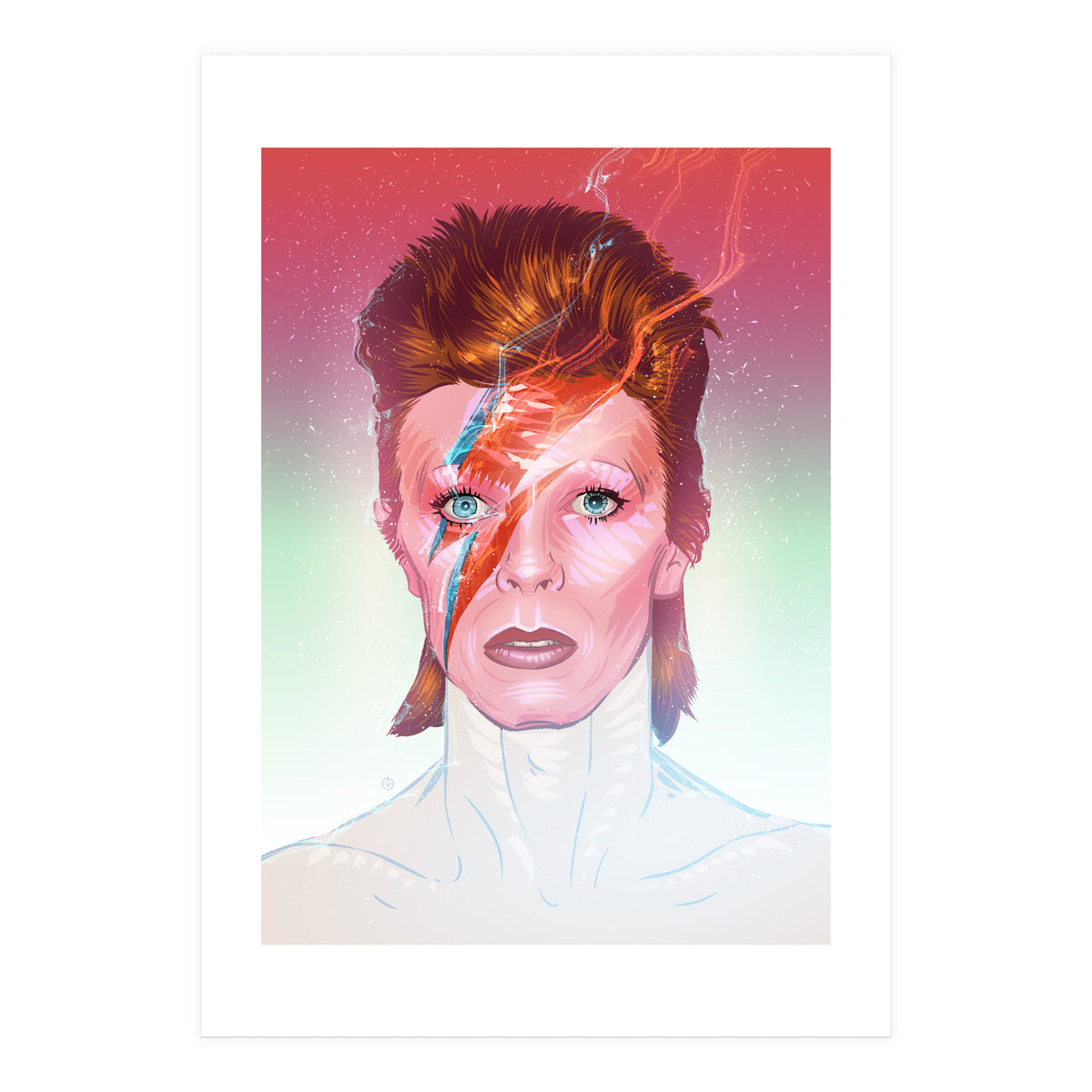 David Bowie Ziggy Stardust (Print Only)
