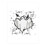 Ghost Scribble sketch (Print Only) thumbnail