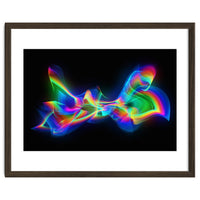 Abstract Colorful Flame Waves