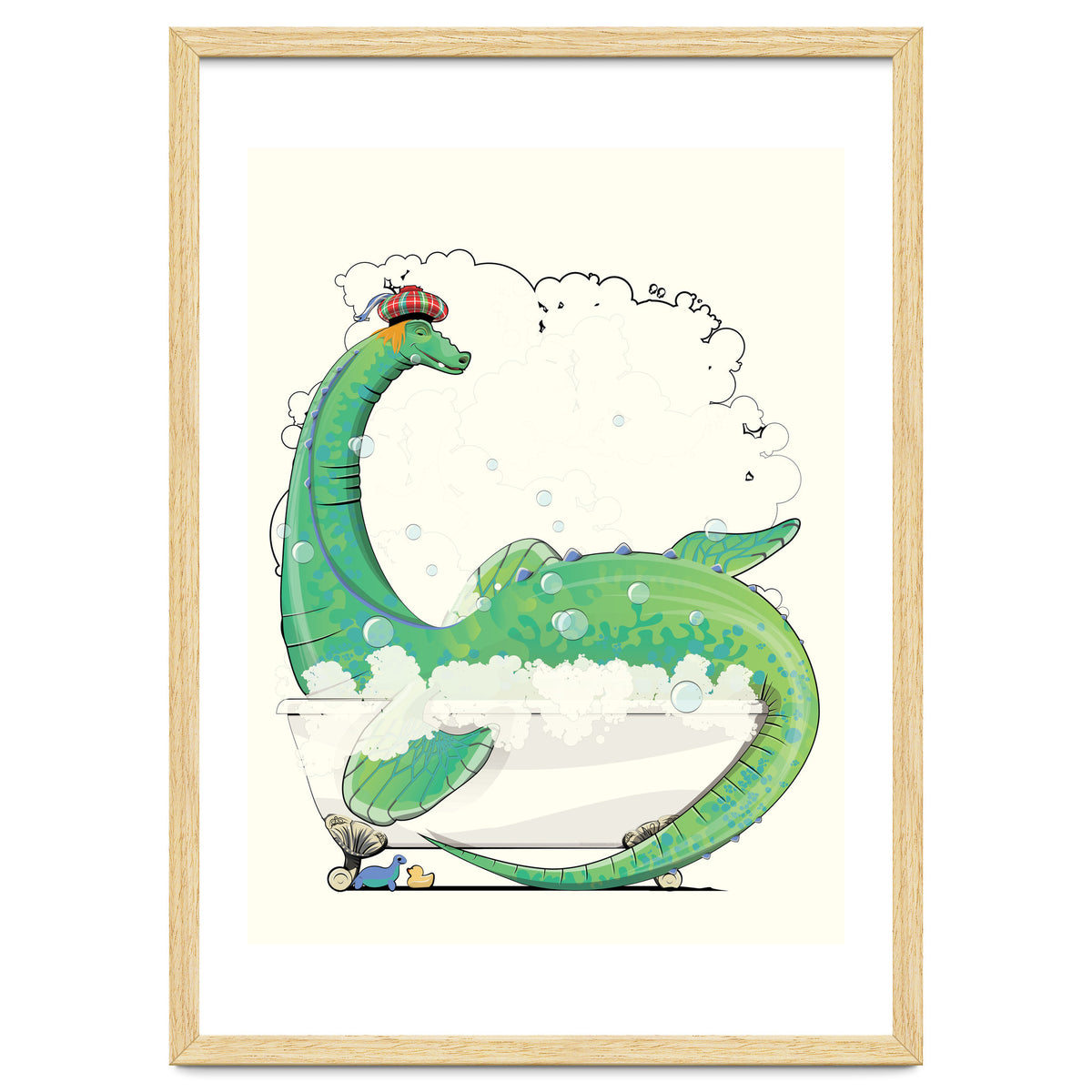 Loch Ness Monster in the Bath, Funny Bathroom Humour