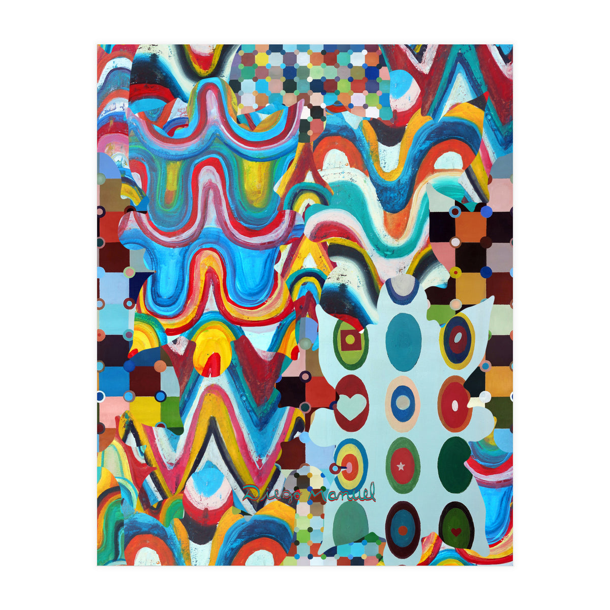 Pop Abstract 2023 Tapiz 77 (Print Only)