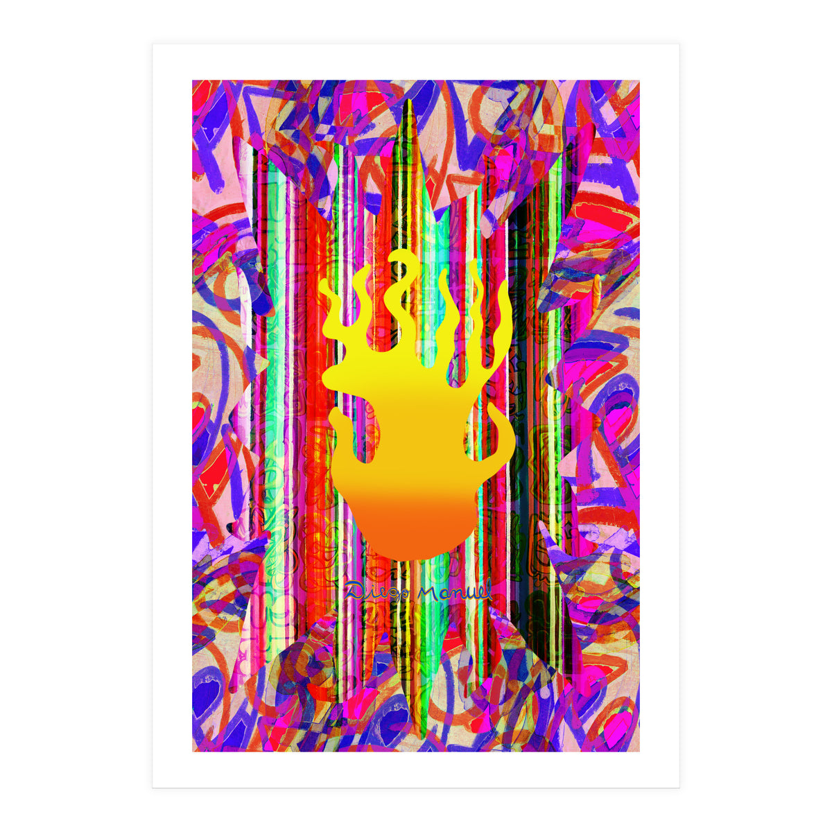 Fuego Y Graffiti 33 (Print Only)