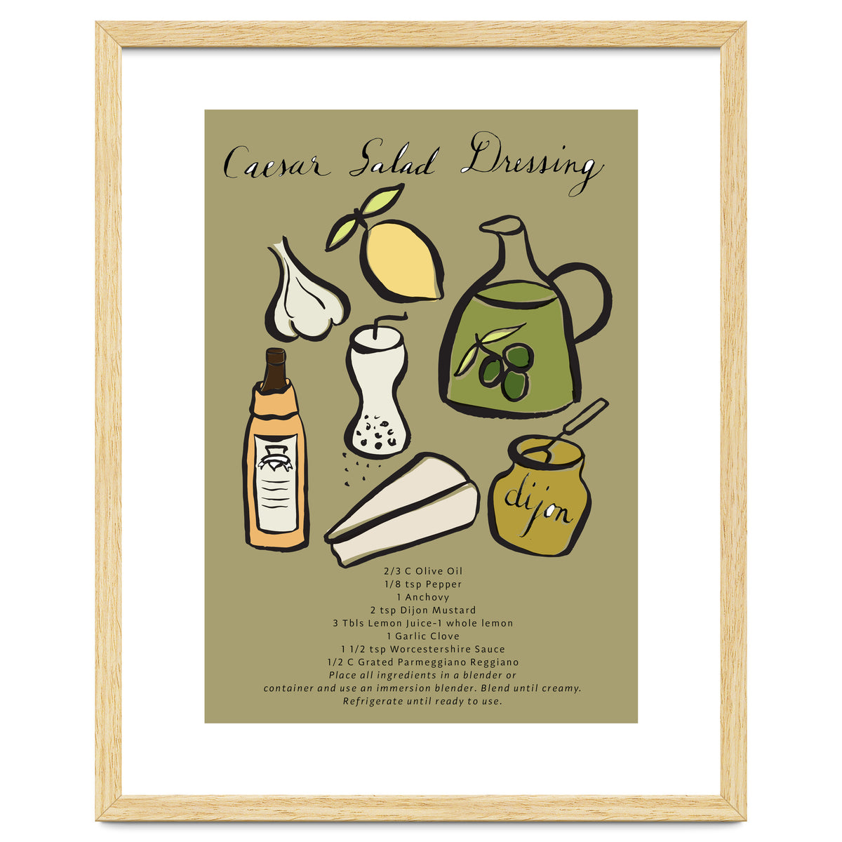 Caesar Salad Dressing Recipe