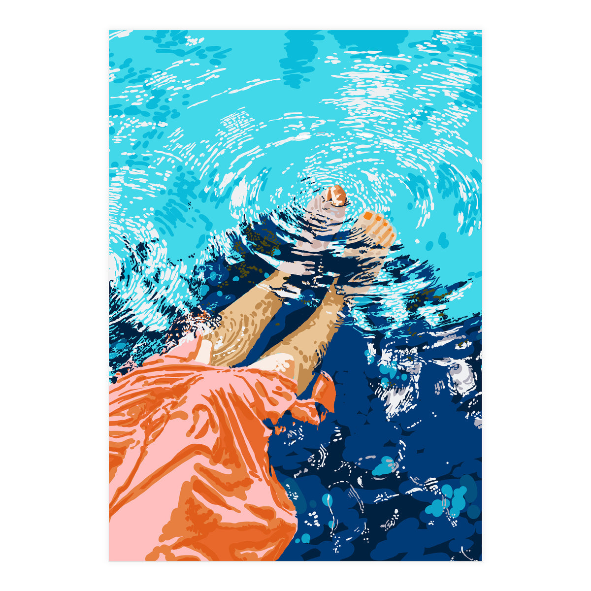 Take Me Where The Waves Kiss My Feet (Print Only)