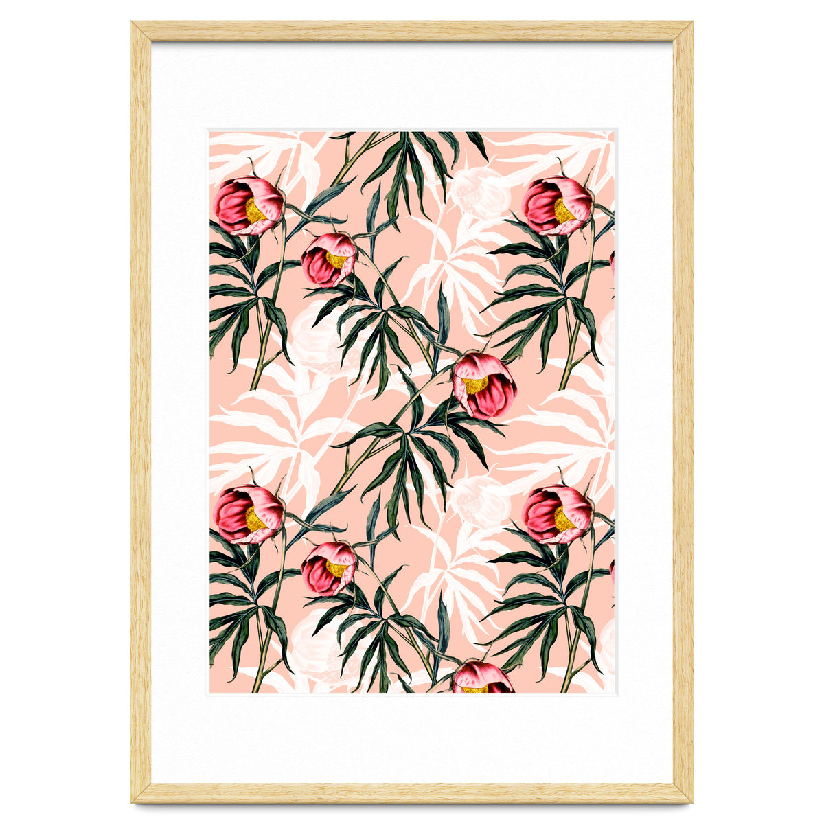 Flowery blooming pink