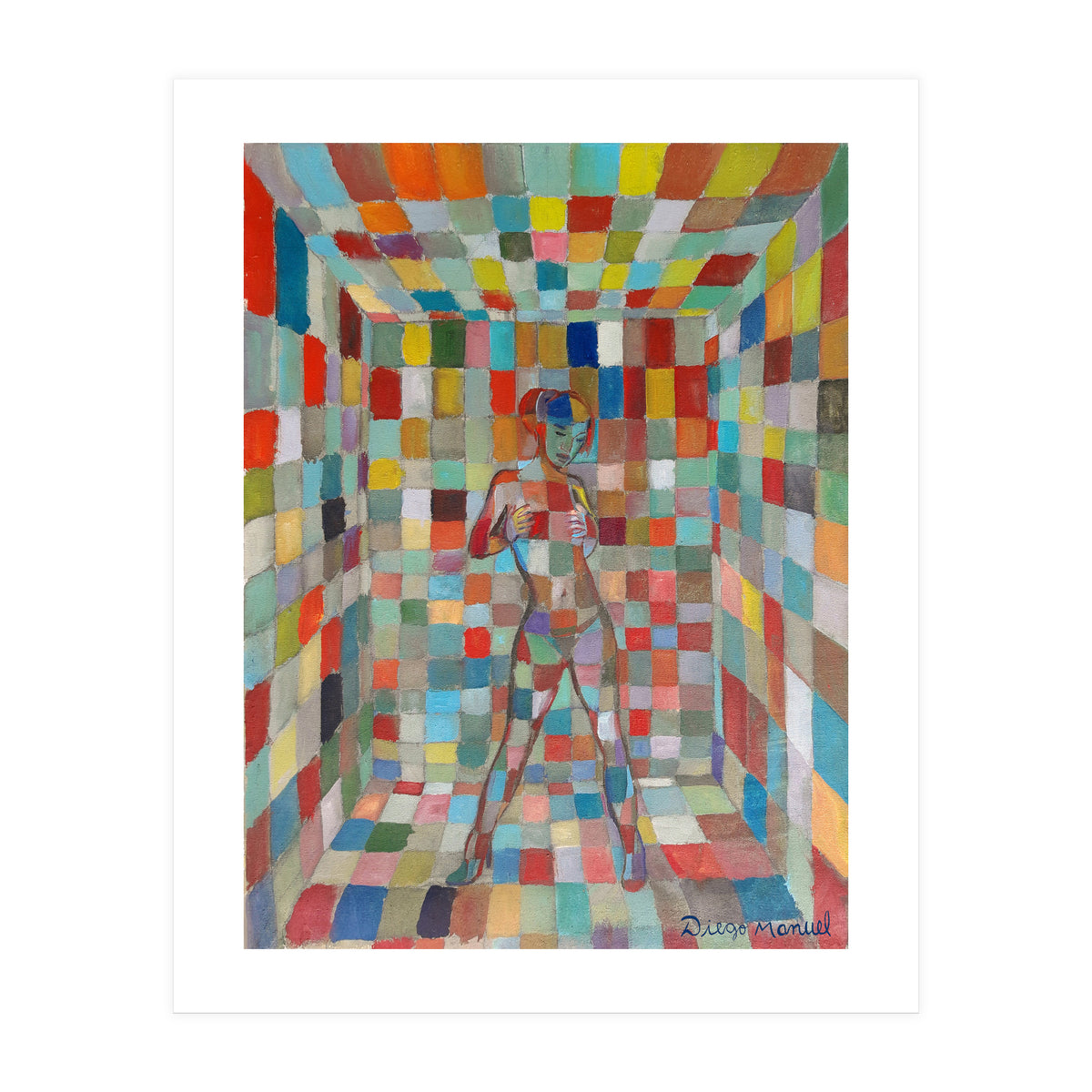 Chica Cubista (Print Only)