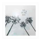 Palm trees with sun | enjoy every single moment (Print Only) thumbnail