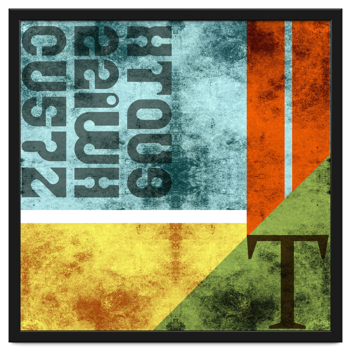 Abstract Industrial Rgby