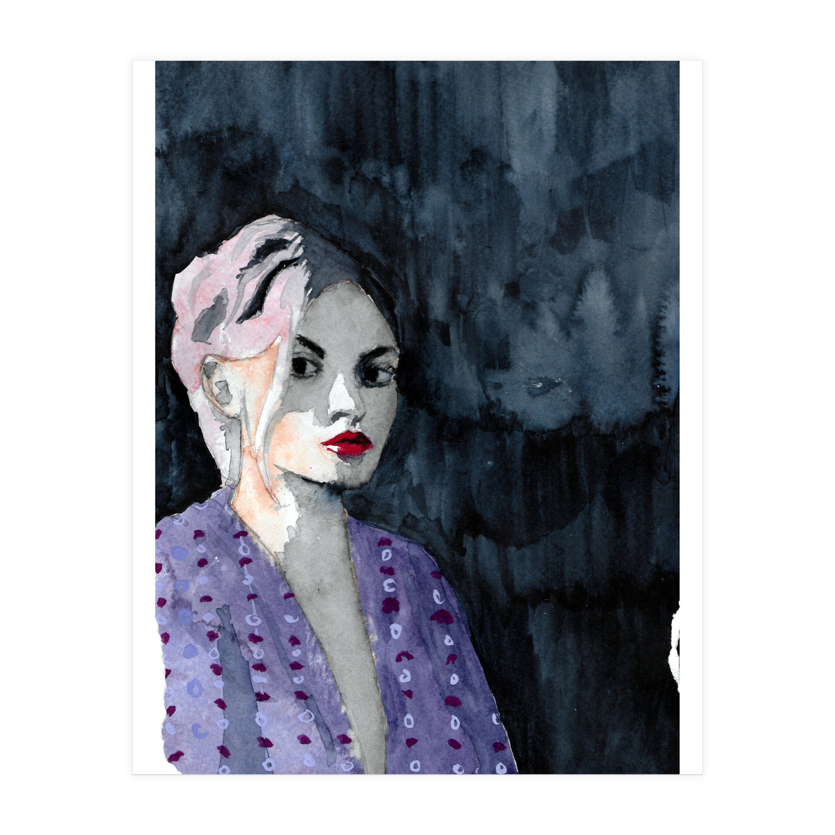 Untitled #25 - Woman in purple (Print Only)