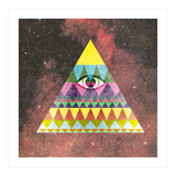 Pyramid In Space (Print Only) thumbnail