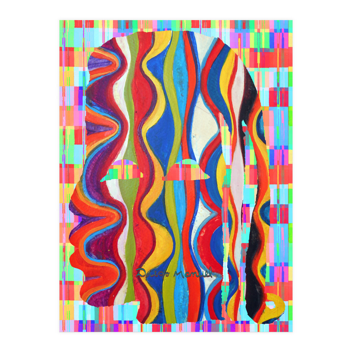 Abstracto Pop Nuevo B Nuevo 12 (Print Only)