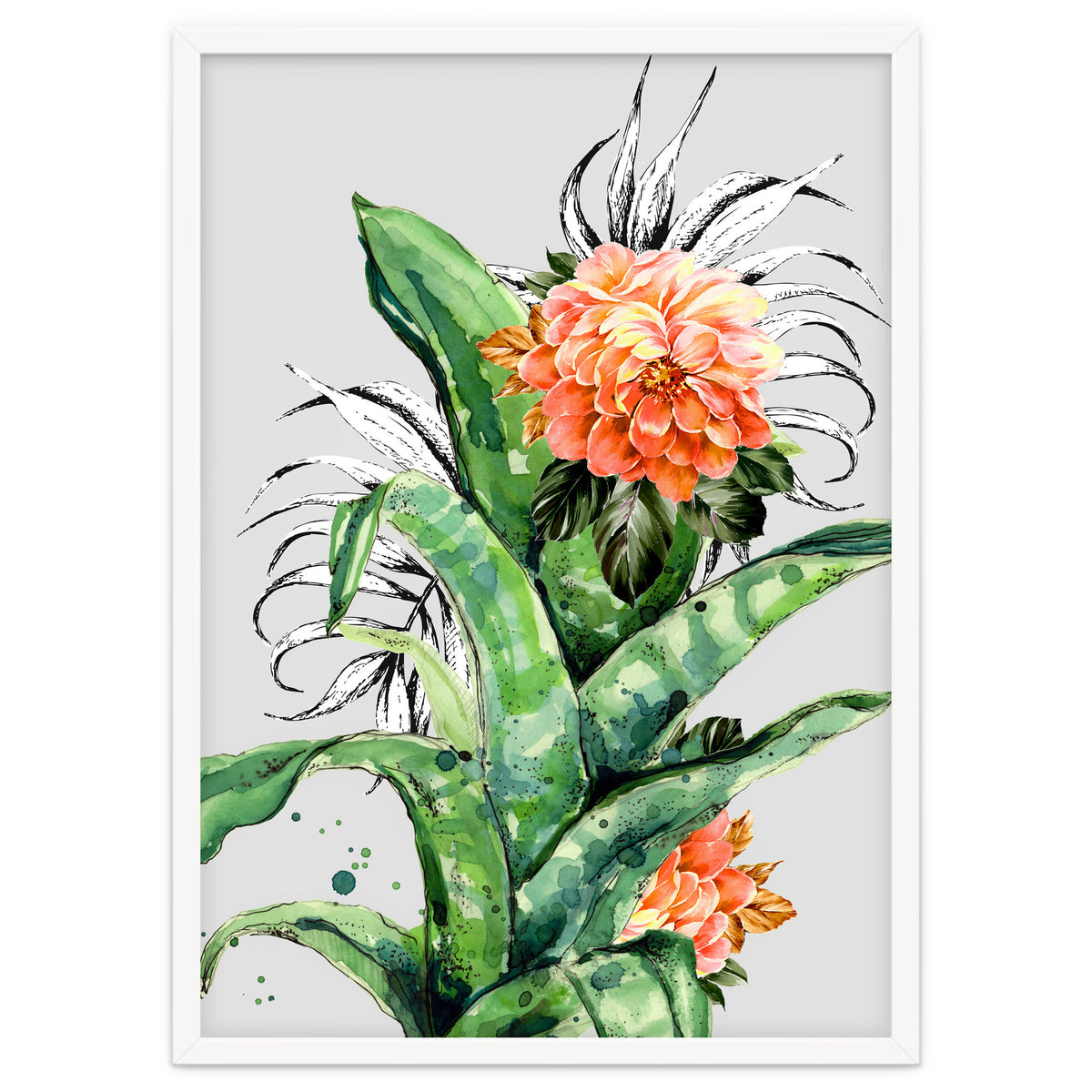 Collage of florid nature