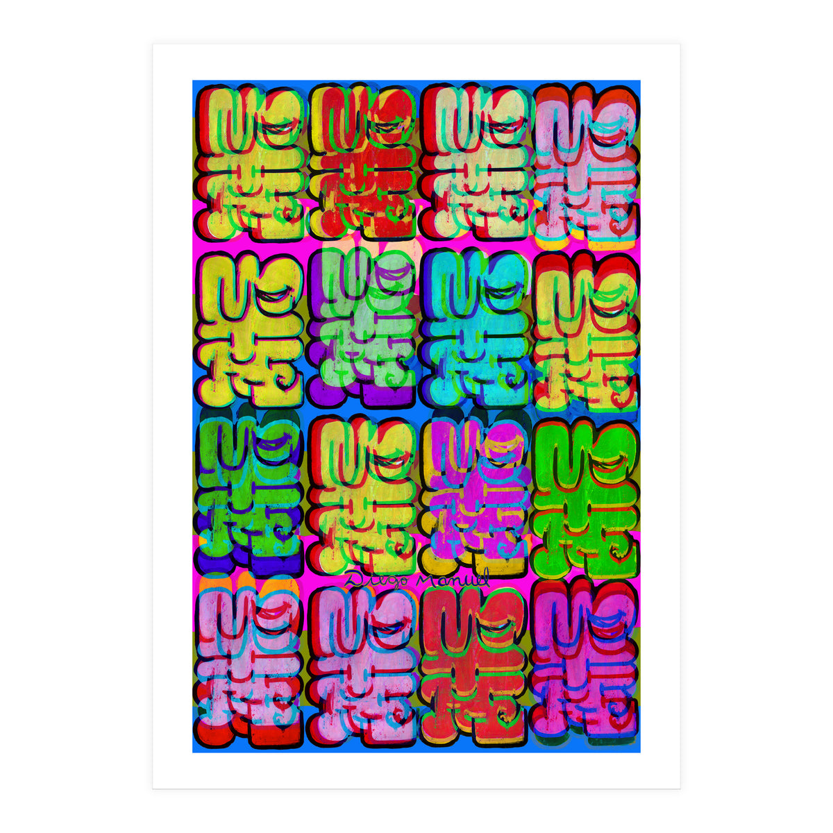 Graffitis 2021 Tapiz 122 (Print Only)