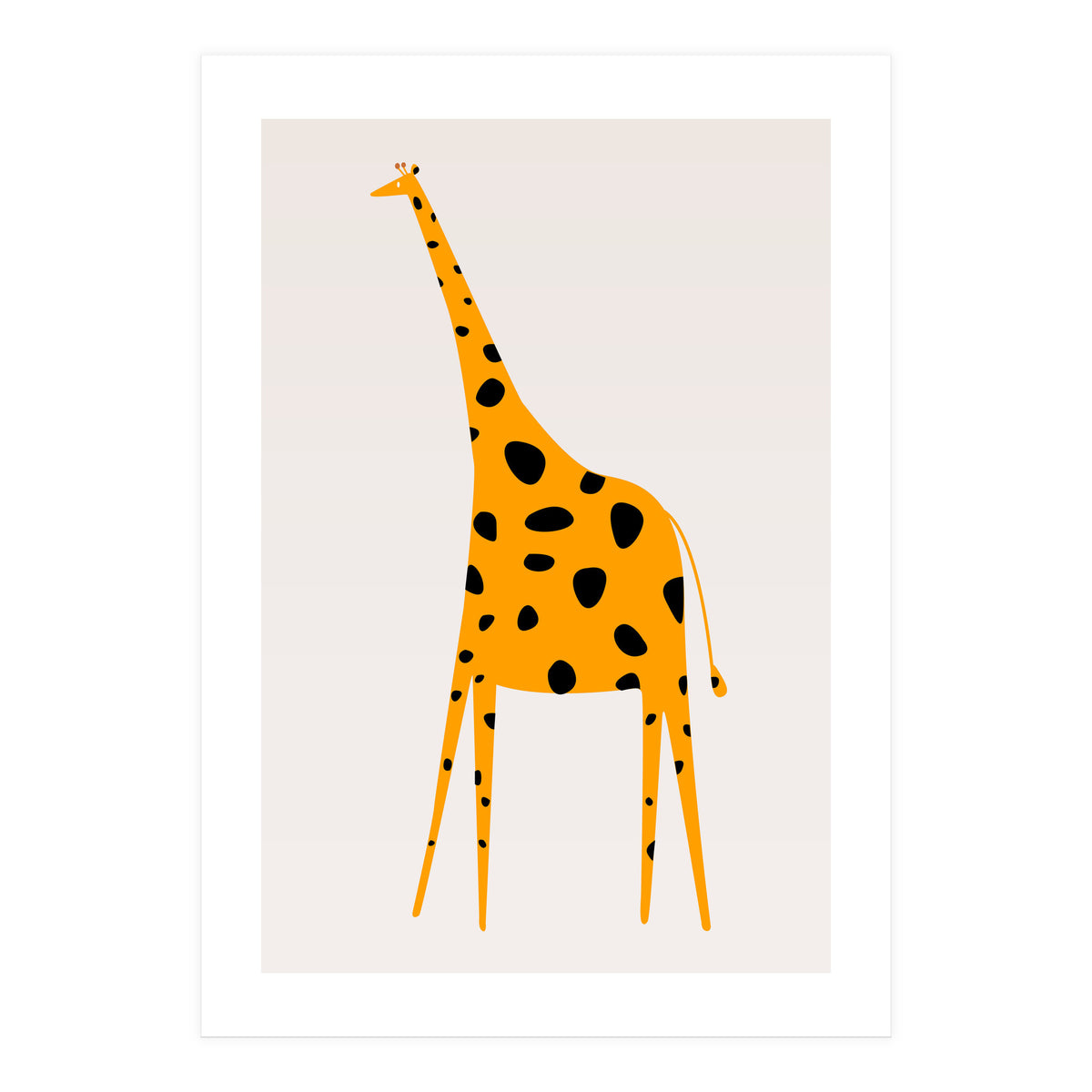 Cute Giraffe (Print Only)