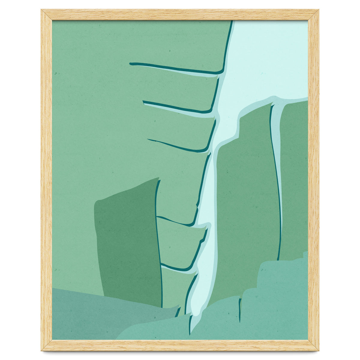 Abstract Banana Leaves One - Greener Eden