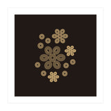 Golden minimal garden | abstract geometric (Print Only) thumbnail