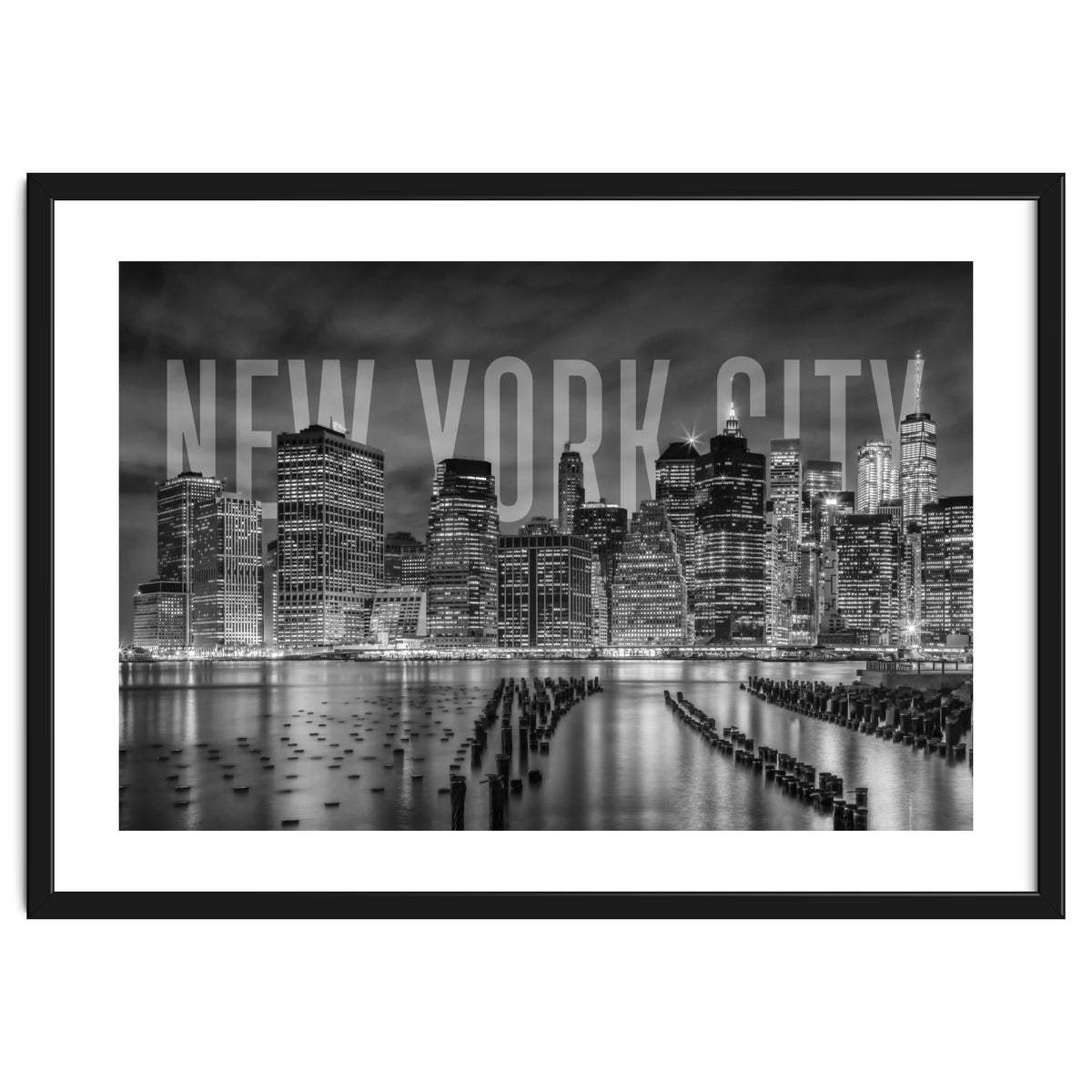 NEW YORK CITY Skyline | Monochrome
