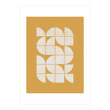 Mid-Century Modern No.26 - Woodblock Print (Print Only) thumbnail