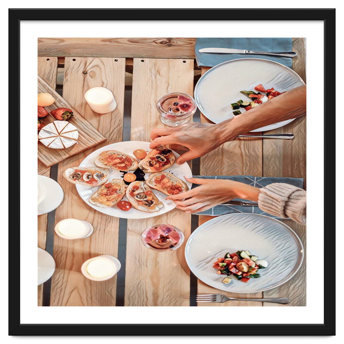 A Beautiful Table Italian Food