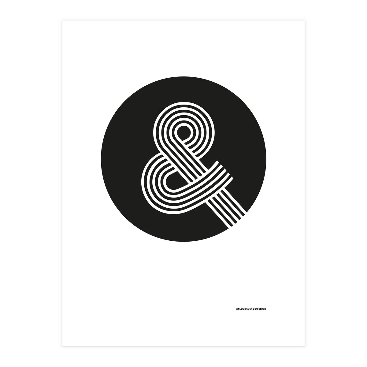 Mono Ampersand (Print Only)