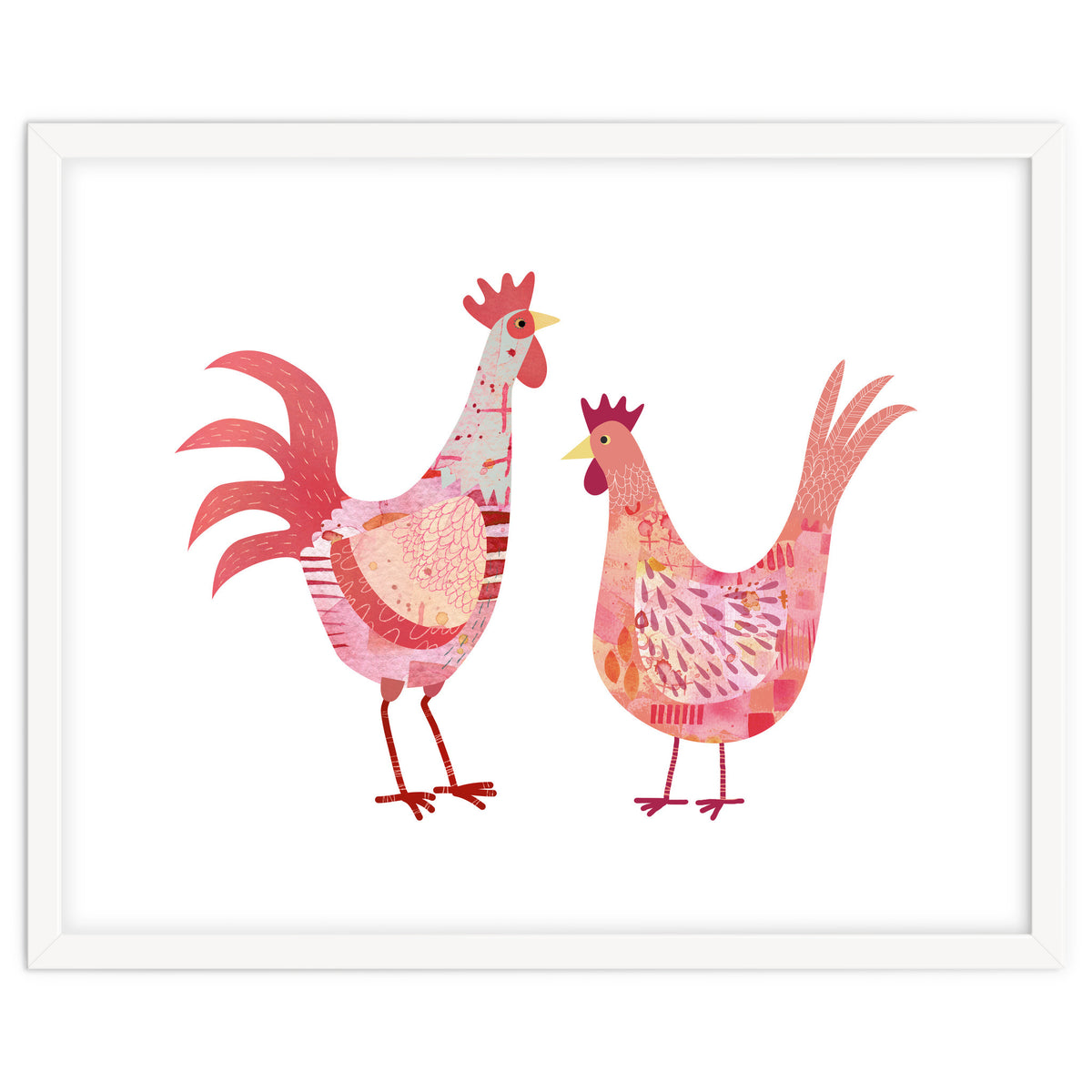 Hen And Cockerel