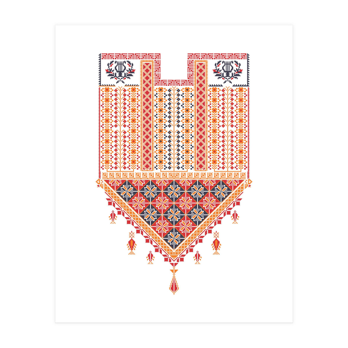 Tatreez Ornament 1 (Print Only)