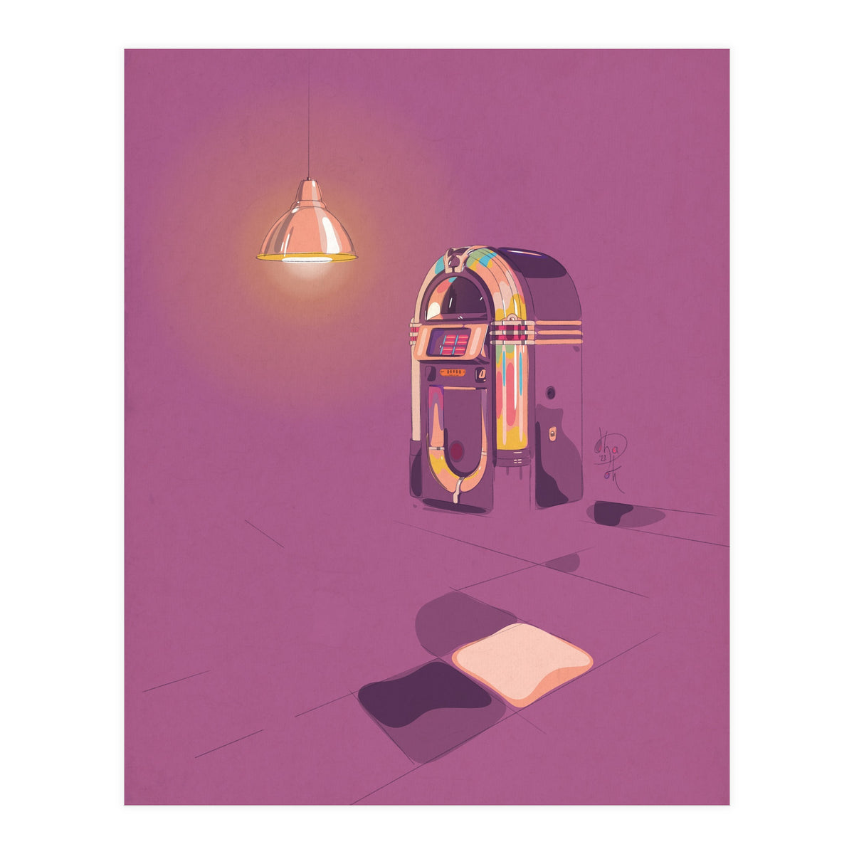 Wurlitzer Jukebox (Print Only)