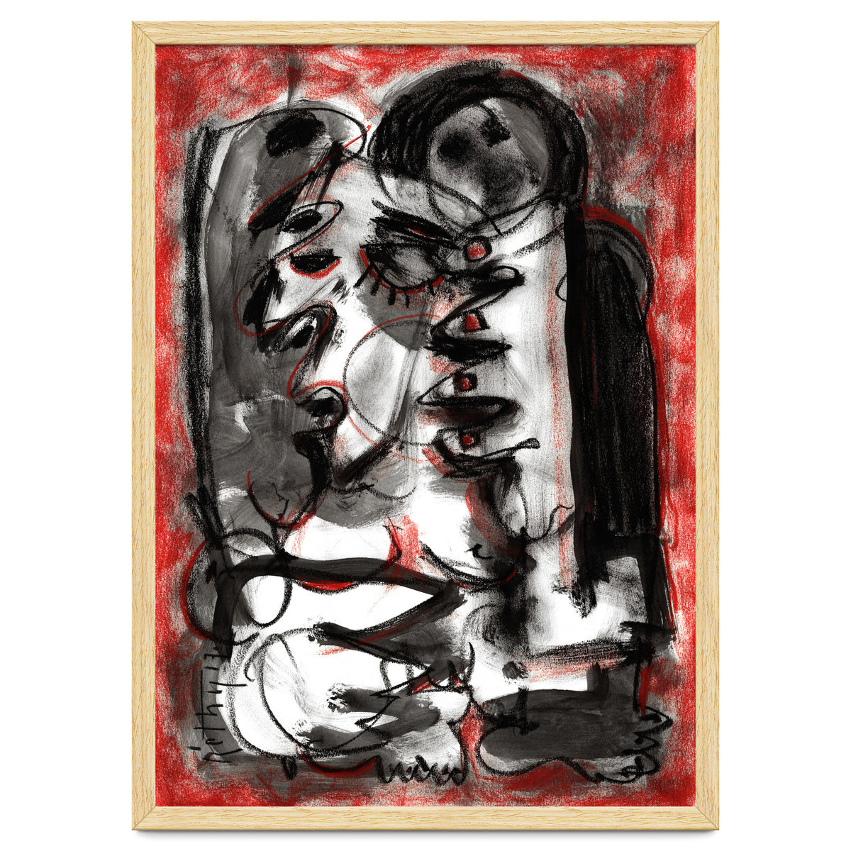 Shame - white background