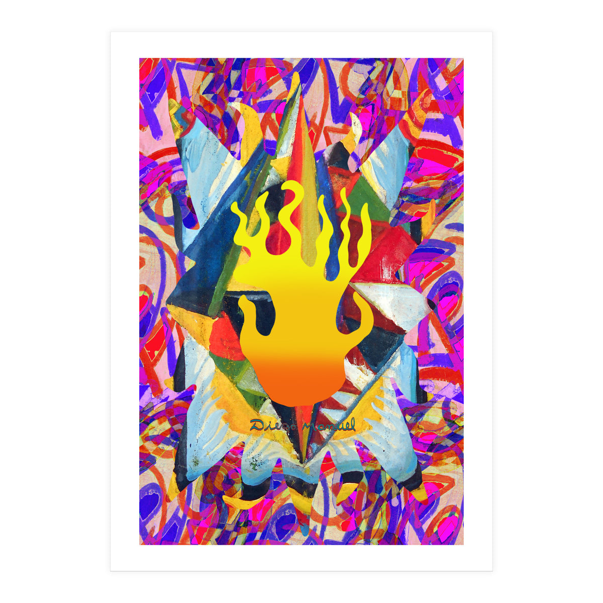 Fuego Y Graffiti 29 (Print Only)