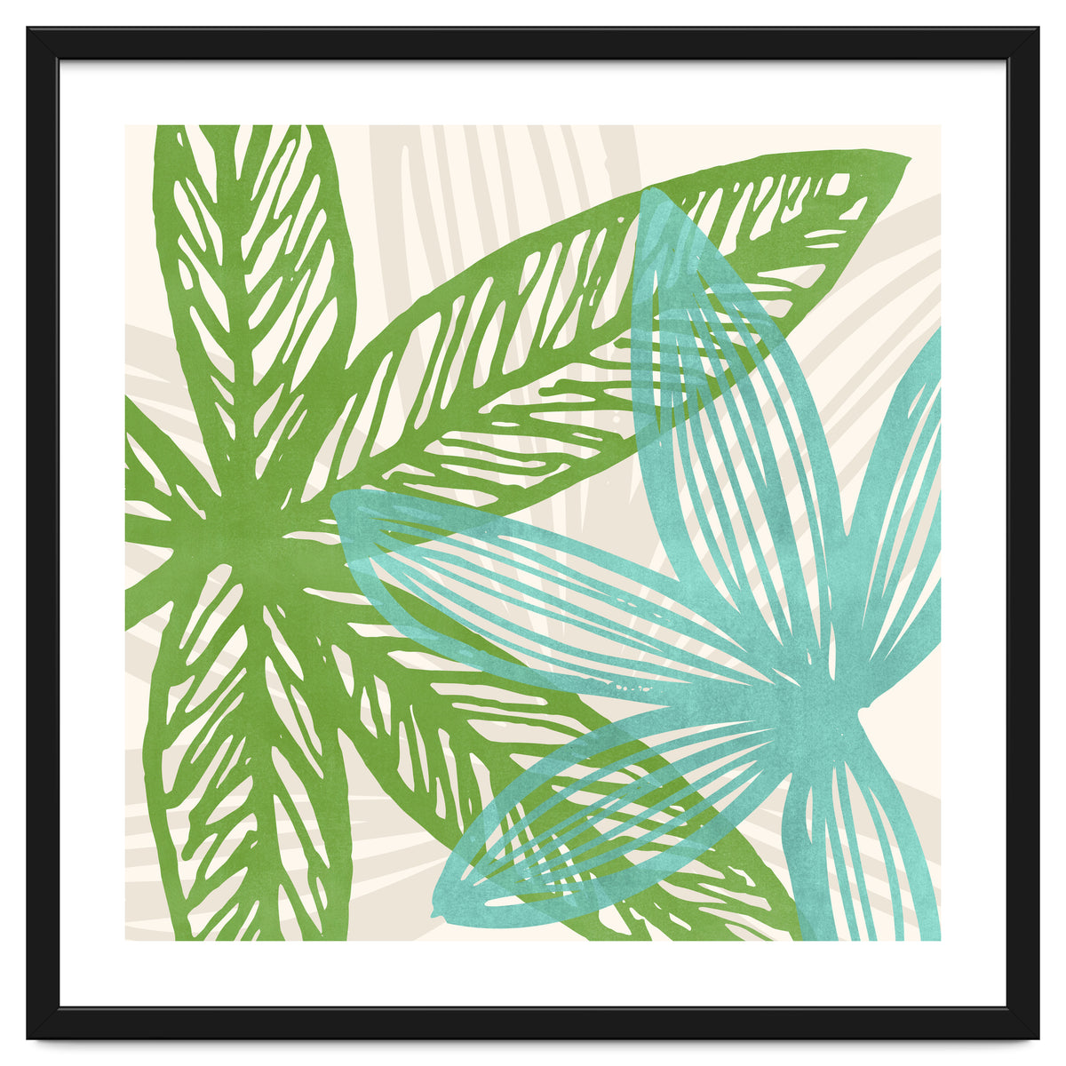 Abstract Coastal Flora