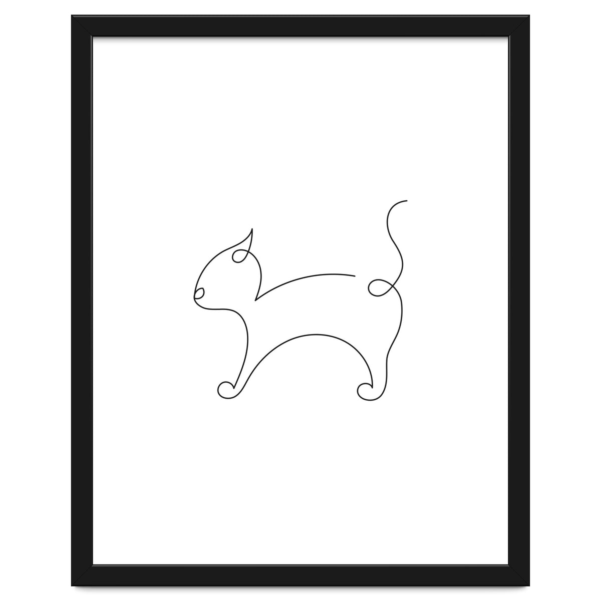 One Line Cat