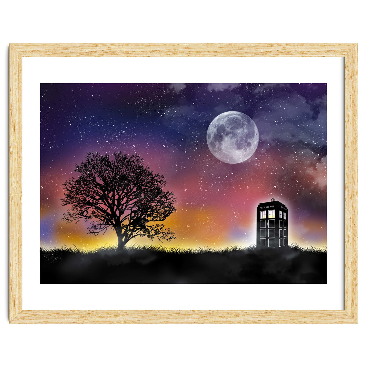 Dr Who landscape movie poster