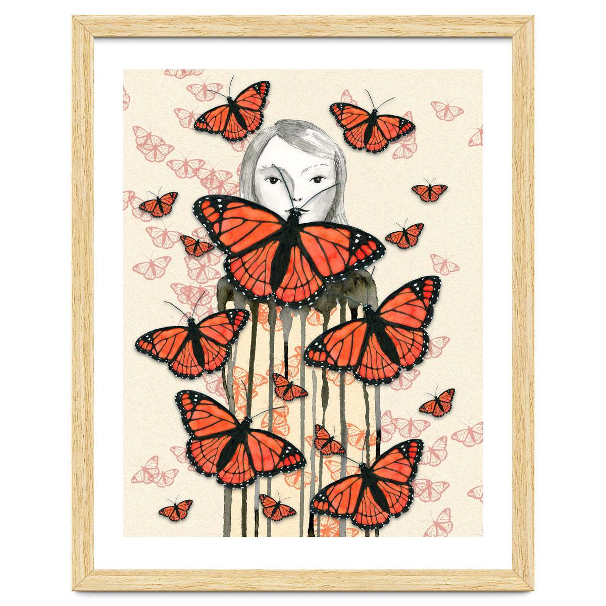 Surrounded by butterflies