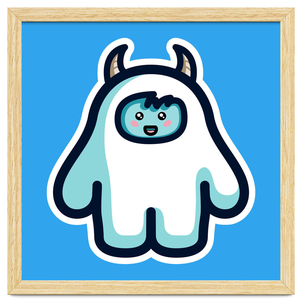 Kawaii Cute Abominable Snowman Yeti
