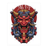 Japanese Oni Samurai (Print Only) thumbnail