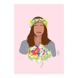 Girl In Wreath 1 (Print Only) thumbnail