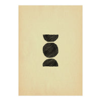 Abstract mid-century modern shapes (Print Only)