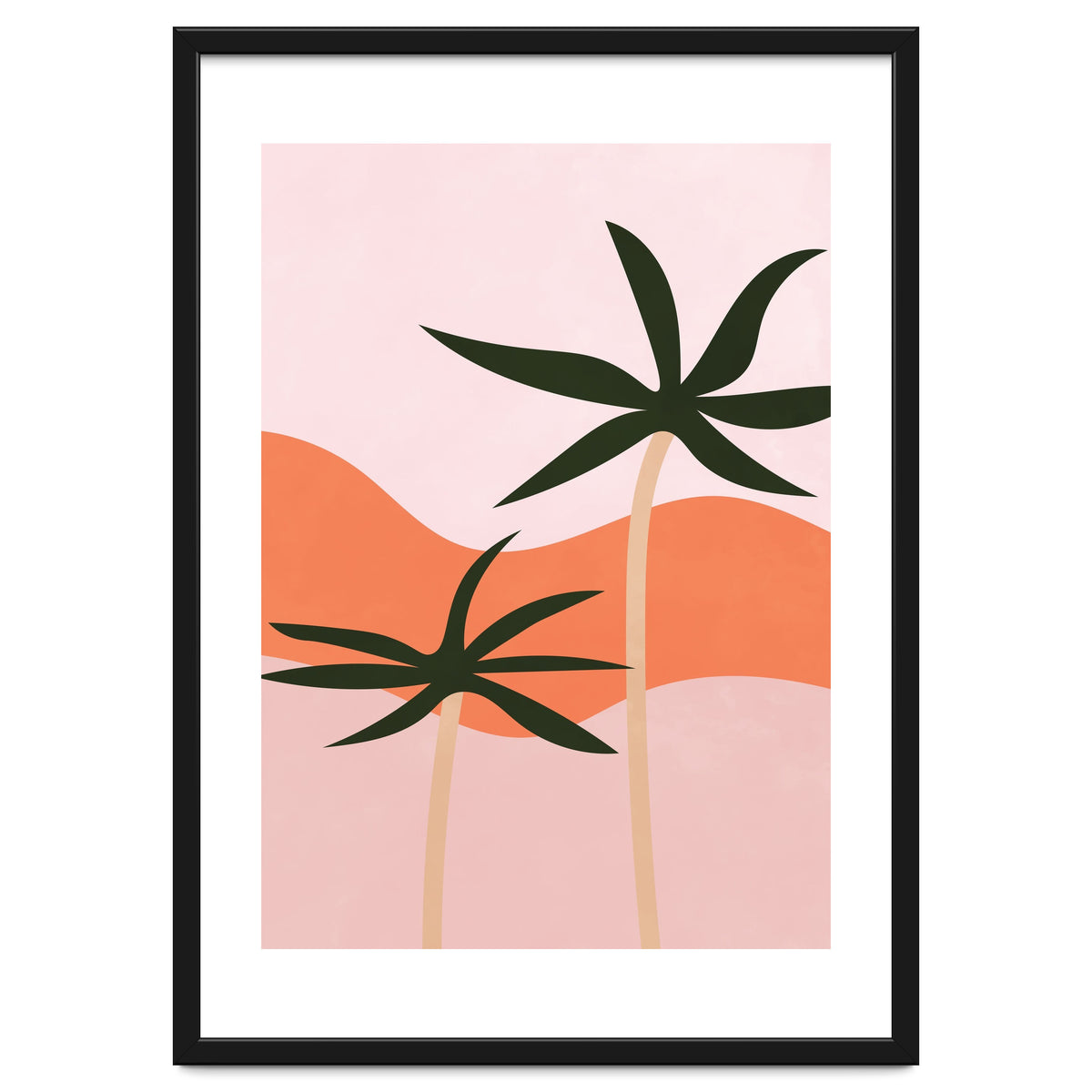 Bohemian Style Palm Trees