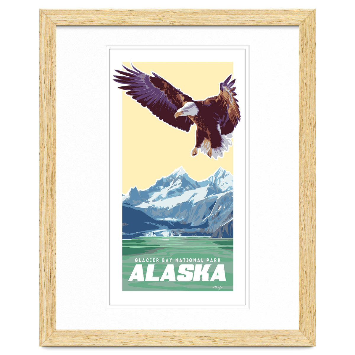 Alaskan Eagle Poster