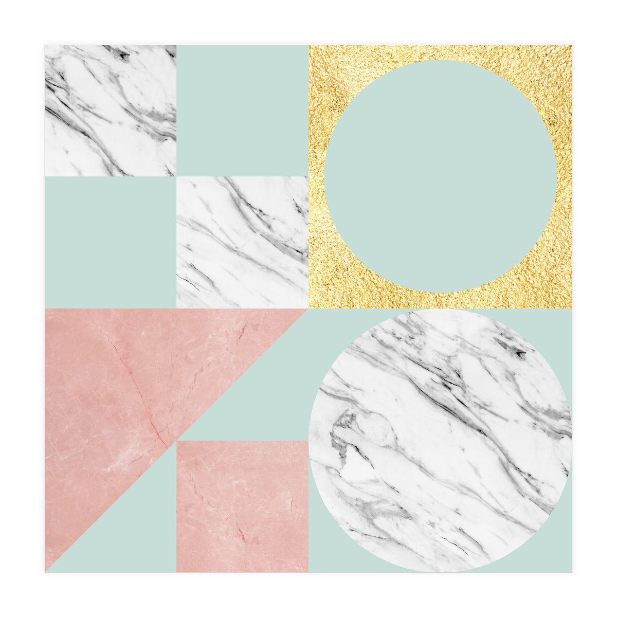 Marble and gold I (Print Only)