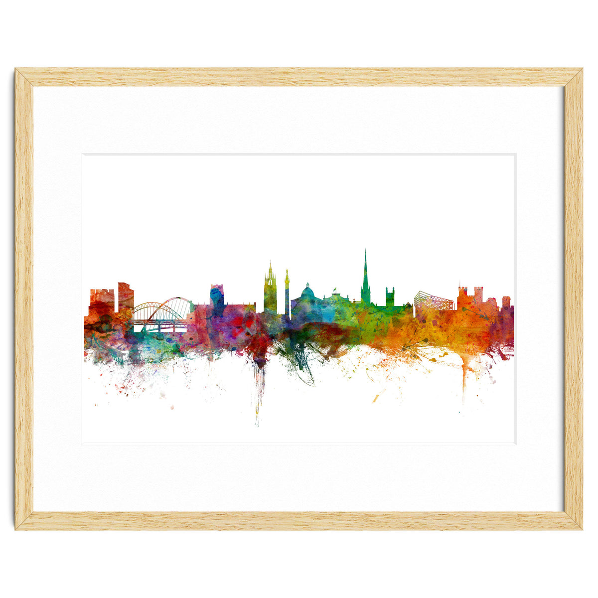 Newcastle England Skyline