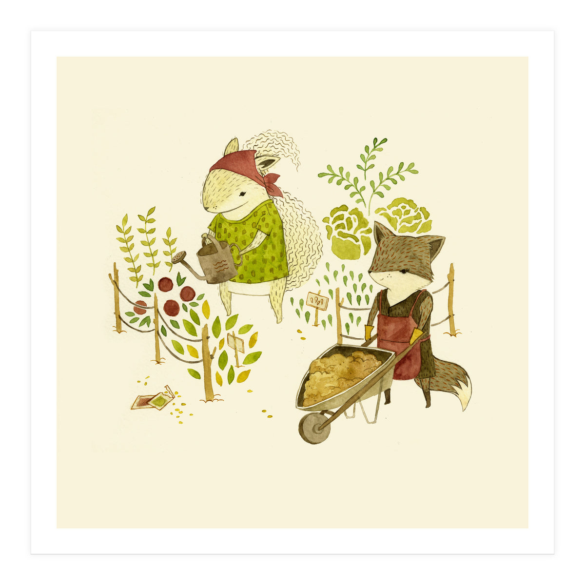 Growing A Garden (Print Only)