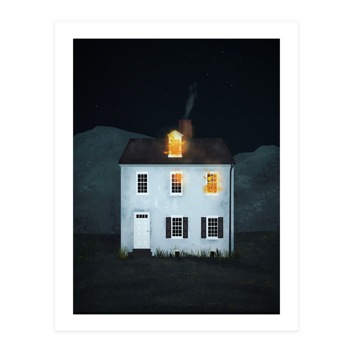 Burning House (Print Only)