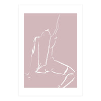 Seated Woman Pink (Print Only)