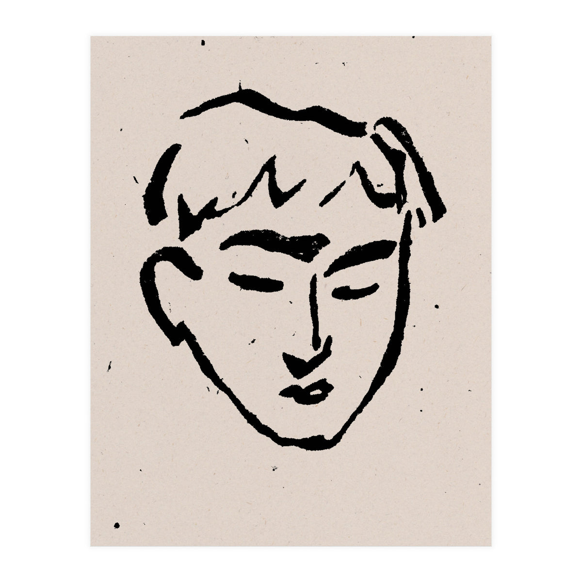 Man, study (Print Only)