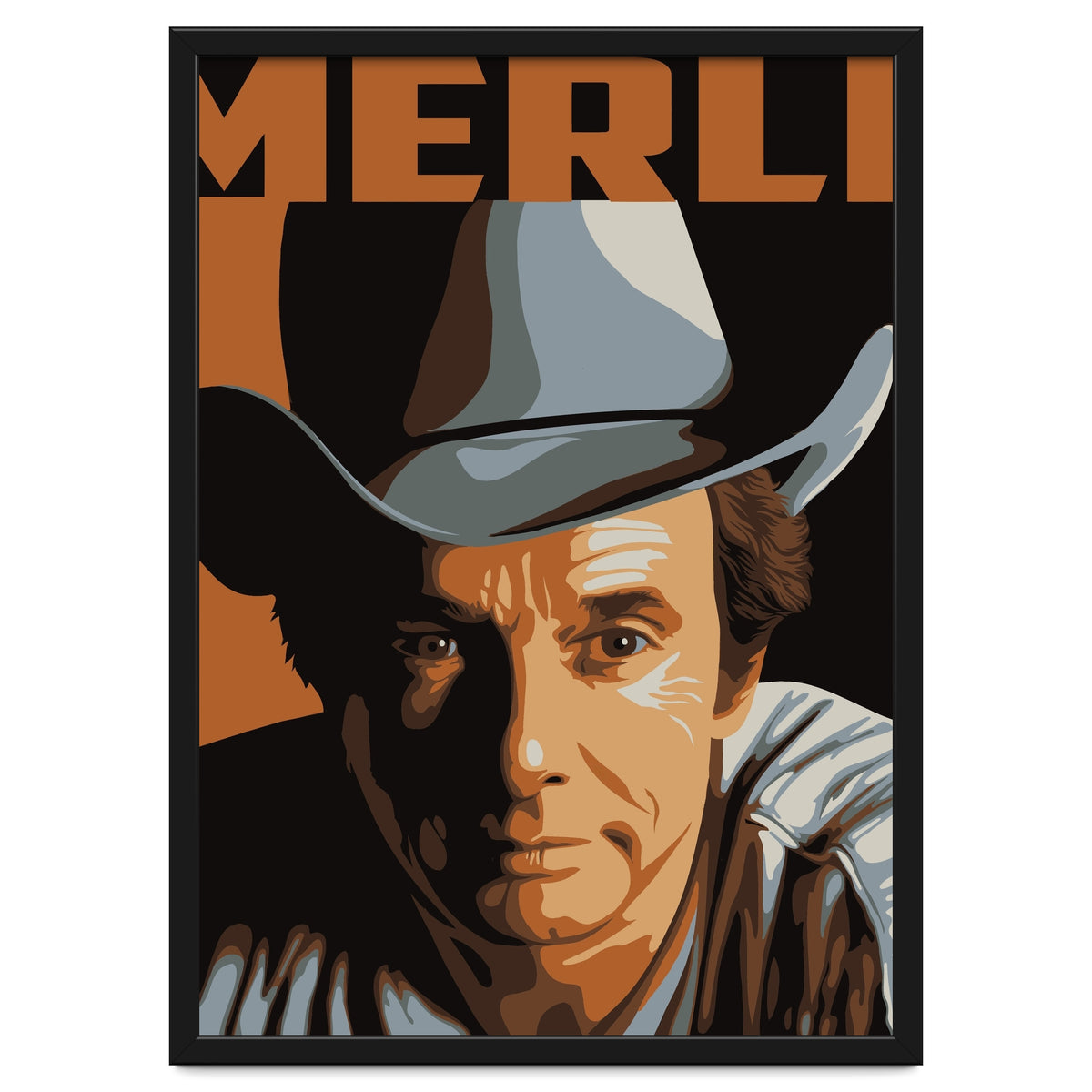 Merle Haggard Poster