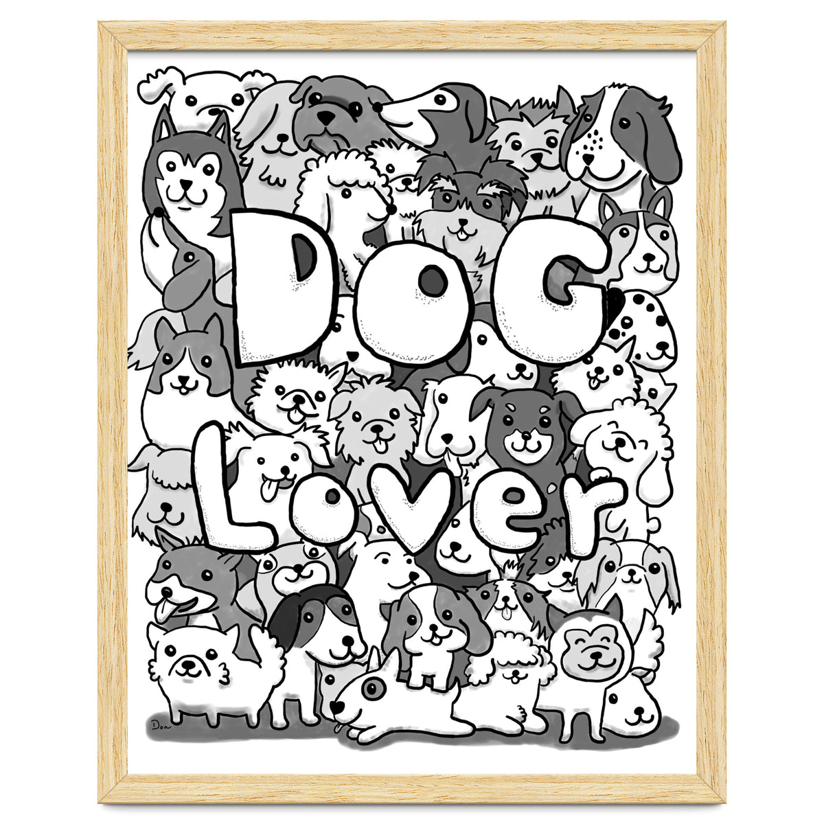 Doodle 72:  Dog Lover