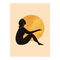 Woman And The Moon II (Print Only)