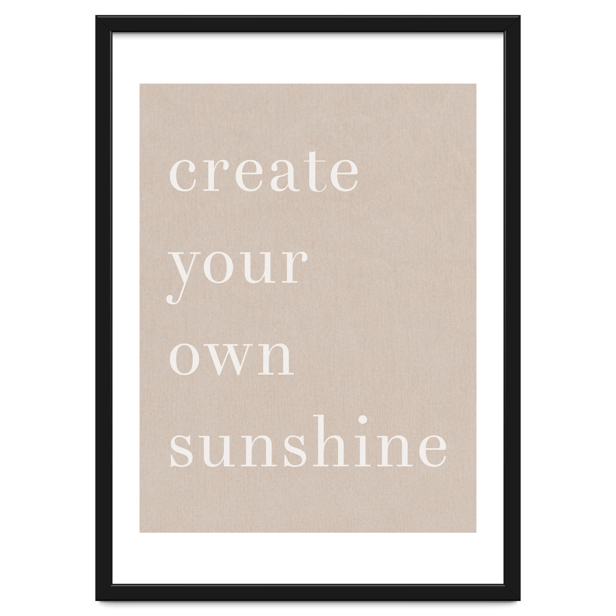 Create You Own Sunshine